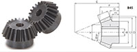 Angular-Miter-Gears--SAM----B45_Dim