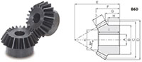 Angular-Miter-Gears--SAM----B60_Dim